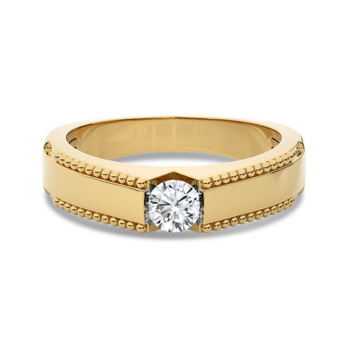 1/2 CT. Round Lab Created Diamond Engagement Ring