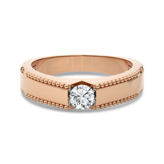 1/2 CT. Round Lab Created Diamond Engagement Ring
