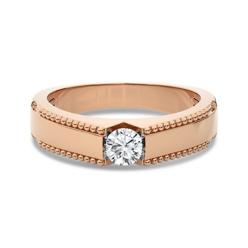 1/2 CT. Round Lab Created Diamond Engagement Ring