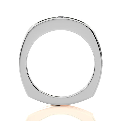 1/5 CT. Royal Baguette Enchantment Solitaire Men's Lab Created Diamond Engagement Band Ring