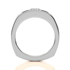 1 1/2 CT. Royal Princess Enchantment Solitaire Men's Lab Created Diamond Engagement Band Ring