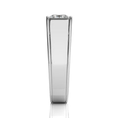 1 1/2 CT. Royal Princess Enchantment Solitaire Men's Lab Created Diamond Engagement Band Ring