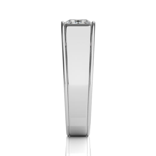 1 1/2 CT. Royal Princess Enchantment Solitaire Men's Lab Created Diamond Engagement Band Ring