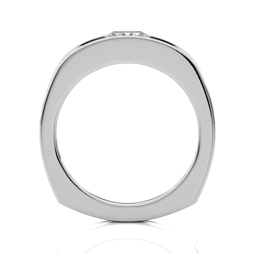 1 1/2 CT. Royal Princess Enchantment Solitaire Men's Lab Created Diamond Engagement Band Ring