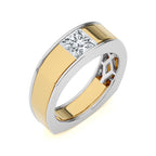 1 1/2 CT. Royal Princess Enchantment Solitaire Men's Lab Created Diamond Engagement Band Ring