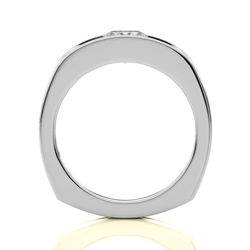 1 1/2 CT. Royal Princess Enchantment Solitaire Men's Lab Created Diamond Engagement Band Ring