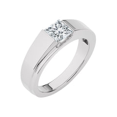 1 1/2 CT. Regal Princess Brilliance Solitaire Men's Lab Created Diamond Engagement Band Ring