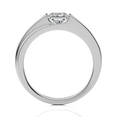1 1/2 CT. Regal Princess Brilliance Solitaire Men's Lab Created Diamond Engagement Band Ring