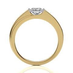 1 1/2 CT. Regal Princess Brilliance Solitaire Men's Lab Created Diamond Engagement Band Ring