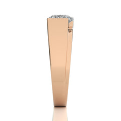 1 1/2 CT. Regal Round Brilliance Solitaire Men's Lab Created Diamond Engagement Band Ring