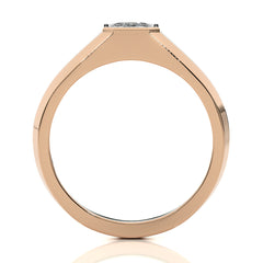 1 1/4 CT. Solitaire Men's Emerald Lab Created Diamond Engagement Band