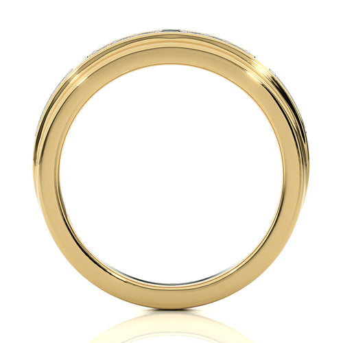 1/4 CT. Maurice Men's Rouns Lab Created Diamond Engagement Band Ring