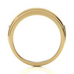 1/4 CT. Alaxander Half Eternity Style Men's Round Lab Created Diamond Engagement Band Ring