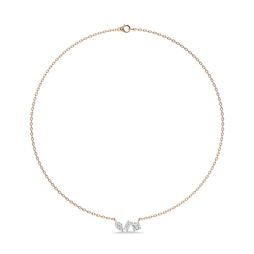 1 1/4 CT. Cocktail Natural Three Stone Pendant/Necklace