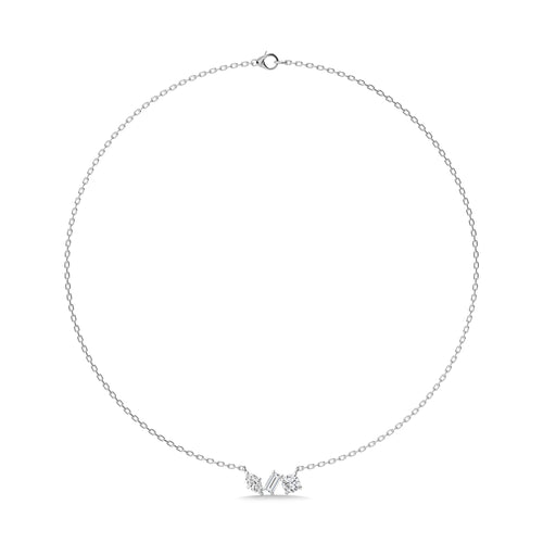 1 1/4 CT. Cocktail Natural Three Stone Pendant/Necklace