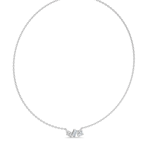 1 1/4 CT. Cocktail Natural Three Stone Pendant/Necklace