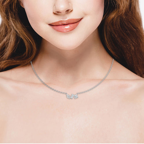 1 1/4 CT. Cocktail Natural Three Stone Pendant/Necklace