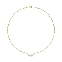 1 1/4 CT. Cocktail Natural Three Stone Pendant/Necklace