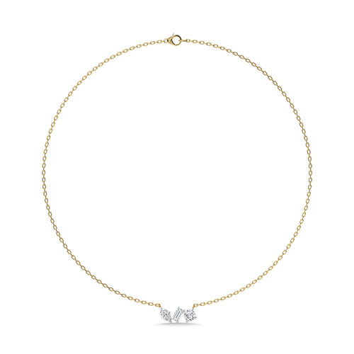 1 1/4 CT. Cocktail Natural Three Stone Pendant/Necklace