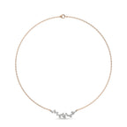 7/8 CT. Baguette Natural Diamond Pendant/Necklace