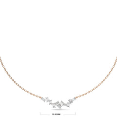 7/8 CT. Baguette Natural Diamond Pendant/Necklace