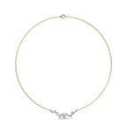 7/8 CT. Baguette Lab Created Diamond Pendant/Necklace