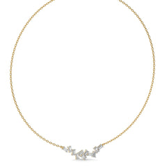 7/8 CT. Baguette Natural Diamond Pendant/Necklace