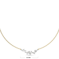 7/8 CT. Baguette Natural Diamond Pendant/Necklace