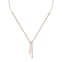 3 CT. Round Natural Diamond Pendant/Necklace