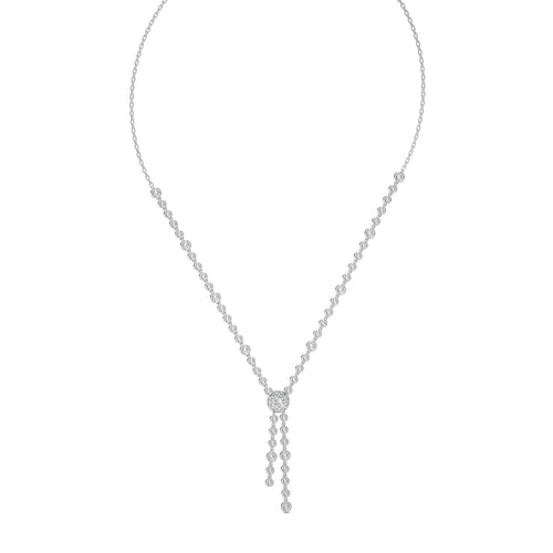 3 CT. Round Lab Created Diamond Pendant/Necklace