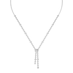 3 CT. Round Natural Diamond Pendant/Necklace