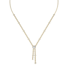 3 CT. Round Natural Diamond Pendant/Necklace
