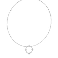 3/4 CT. Round Cut Natural Diamond Circle Pendant/Necklace