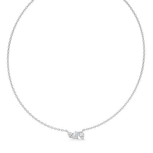 1 CT. Glamor Fusion Trio Morph Lab Created Diamond Necklace