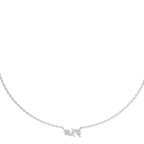 1 CT. Glamor Fusion Trio Morph Lab Created Diamond Necklace