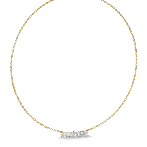 1 3/4 CT. Fancy Shapes Natural Diamond Harmony Necklace