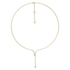 1/2 CT. Fashionable tear drop Pear and Round Lab Created Diamond Necklace