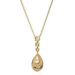 2 1/2 CT. Teardrop Cluster Cocktail Lab Created Diamond Fashion Pendant/Necklace.