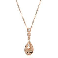 2 1/2 CT. Teardrop Cluster Cocktail Lab Created Diamond Fashion Pendant/Necklace.