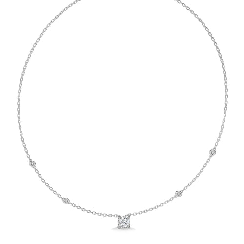 1 CT. Astraia Round Natural Diamond Station Necklace