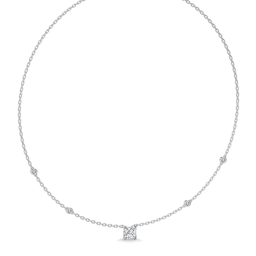 1 CT. Astraia Round Lab Created Diamond Station Necklace