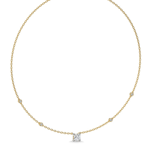 1 CT. Astraia Round Lab Created Diamond Station Necklace