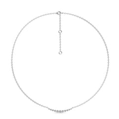 1/2 CT. Smile Round Lab Created  Diamond Necklace