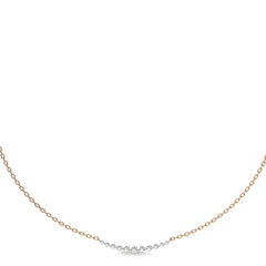 1/2 CT. Smile Round Lab Created  Diamond Necklace