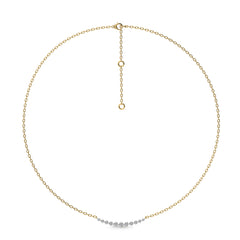 1/2 CT. Smile Round Lab Created  Diamond Necklace