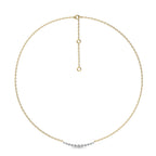 1/2 CT. Smile Round Lab Created  Diamond Necklace