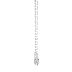 1/6 CT. Charming Smile Lab Created Diamond Pendant/Necklace.