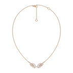 5/8 CT. Round Lab Created Diamond Angel Wings Pendant Necklace