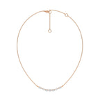 1 CT. Multi Shape Lab Created Diamond Smile Pendant Necklace