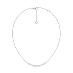 1 CT. Multi Shape Natural Diamond Smile Pendant Necklace